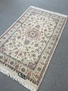 パキスタン 手織り絨毯 玄関マット size:95×61cm