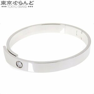 101688440 カルティエ CARTIER アニバーサリーブレスレット K18WG ダイヤモンド 1PD バングル 2001 #16 レディース 仕上済