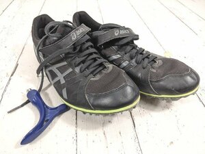 【1yt320】陸上競技用スパイクシューズ asics アシックス TTP526 ヒートフラット FR 7 サイズ：27.0cm◆S91