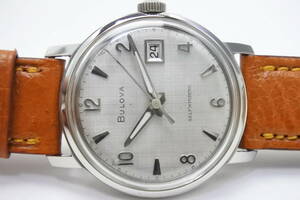 ☆☆☆1960年代　BULOVA 　１７石 Cal. 11 ALACD 自動巻き紳士腕時計　貴重稀少逸品