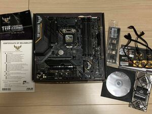 ASUS TUF Z390M-PRO GAMING マザーボード Intel Z390 LGA 1151 Micro ATX メモリ最大64G対応 PCパーツ IOパネル付属