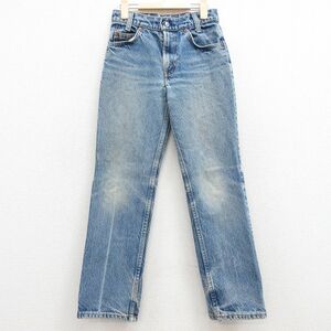 古着 リーバイス Levis ジーンズ キッズ ボーイズ 子供服 90s ヒゲ コットン 紺 ネイビー デニム spe 23sep06