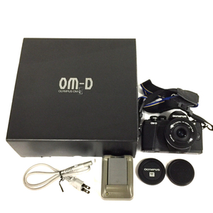 1円 OLYMPUS OM-D E-M10II M.ZUIKO DIGITAL 14-42mm 1:3.5-5.6 ミラーレス一眼カメラ レンズ C162023
