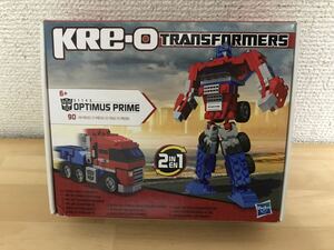 新品未開封 KRE-Oトランスフォーマー オプティマスプライム 90ピース 海外版 クレオ レゴ互換 ハズブロ コンボイ Transformers Optimus