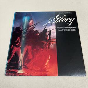 【US盤米盤】GLORY James Horner グローリー サウンドトラック / LP レコード / 1-91329 / マシューブロデリック デンゼルワシントン/