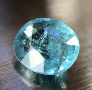 非加熱 天然ブルートルマリン 1.00 Ct カラット