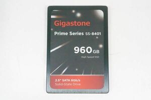 Gigastone 960GB 2.5インチ SSD Prime Series SS-8411 High Speed SATA 6Gb/s フォーマット済 使用時間5000時間以下 A587