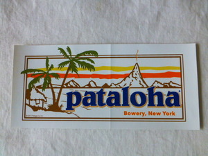 patagonia pataloha Bowery、New York ステッカー 2017Ver. バウリー ニューヨーク パタロハ パタゴニア PATAGONIA patagonia PATALOHA