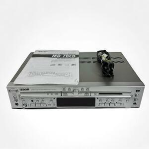 稀少 TEAC MD-70CD シルバー CDプレーヤー/MDデッキ 現状品
