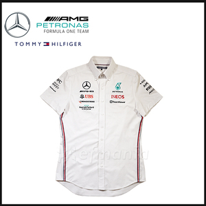 【非売品】2023 メルセデスAMG F1 支給品 ピットシャツ トミーヒルフィガー ★日本GP 鈴鹿サーキット ルイス・ハミルトン ラッセル