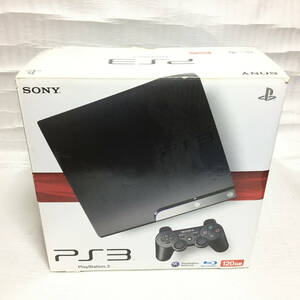 ■ PS3 プレイステーション3 本体 チャコール・ブラック CECH-2000A HDD 120GB Slim SONY 薄型 美品 箱付 動作確認済