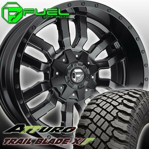 FUEL D596 Sledge タンドラ セコイア ランクル 20インチタイヤホイールセット ATTURO TRAIL BLADE XT 275/55R20 285/55R20 305/55R20 X/T