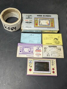 Nintendo GAME&WATCH ニンテンドー ゲームウォッチ スヌーピー テニス SNOOPY TENNIS SP-30 日本製品　箱付き