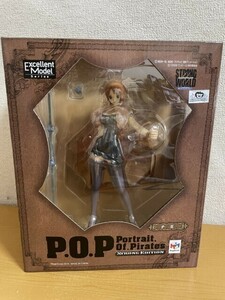 【未開封品】フィギュア P.O.P STRONG EDITION ナミ　ワンピース　原型：あじけん