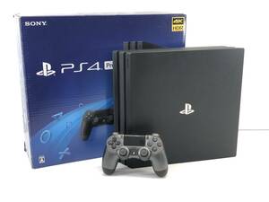 ◆SONY ソニー PS4 PlayStation 4 Pro プレステ4 本体 ジェット・ブラック 2TB CUH-7200CB01 USED◆