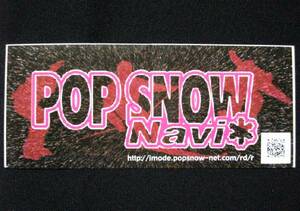 POP SNOW Navi★ステッカー★