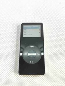 S5249○Apple アップル iPod nano アイポッドナノ 2GB A1137 MA099J 第1世代 デジタルメディアプレーヤー リセット済 訳あり 240510