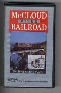 【v0147】(VHSビデオ) McCLOUD RIVER RAILROAD - The Early B...