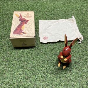 GX209 KAY BOJESEN－カイ・ボイスン 木製フィギュア Rabbit 北欧 木製玩具 インテリア 雑貨 箱傷汚れ有り 未使用 保管品 フィギュア