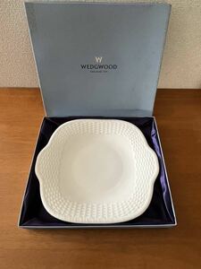 ウェッジウッド　ナンタケット　BBプレート　ホワイト　陶磁　洋食器　角皿　食器 ボーンチャイナ WEDGWOOD プレート NANTUCKET