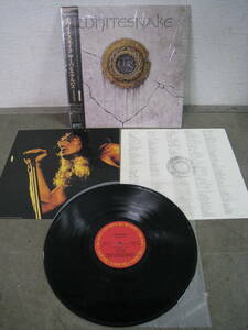 「6045/I7C」LPレコード　帯付　ホワイトスネイク　サーペンス・アルバス　白蛇の紋章 28AP3310 CBS・ソニー