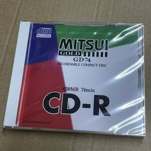 未開封 ★ 三井化学 MITSUI CD-R GOLD GD74 CD-R 650MB 74分 74min 記録メディア CJMGB74N