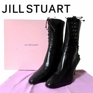 【極美品】JILLSTUART ジルスチュアート ロングブーツ #M レザー 