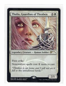 MTG/WMC/英語/Foil/スレイベンの守護者、サリア/Thalia, Guardian of Thraben 1/4
