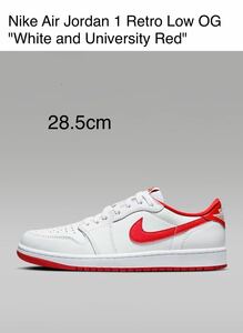 Nike Air Jordan 1 Retro LowOG White and University Red