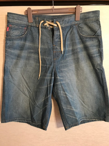 VICTIM DENIM EASY SHORTS デニム ハーフパンツ ライトインディゴ 新品未使用 グラム シャペル レアセル 下鳥 安田美沙子 ヴィンテージ