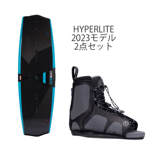 ウェイクボード ハイパーライト セット 2023 HYPERLITE STATE 2.0 140cm + REMIX BOOT (US7.0-US10.5 25.0cm-28.5cm)