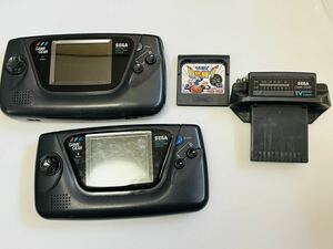 SEGA セガ GAME GEAR ゲームギア 本体 HGG-3210 2台/TV TUNER TV チューナー/ソフト セット