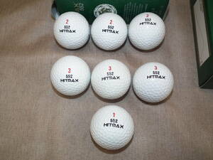 ゴルフボール　未使用　７個　HITMAX　５５２　U.S.G.A　R&A　公認ボール　未使用箱入り　送料５２０円　