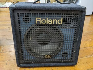 C1067 Roland KC-60 キーボードアンプ ローランド 本体のみ 通電＆音出しOK 現状品 