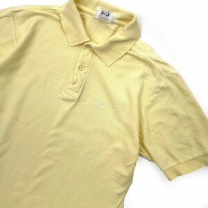 Pringle sports プリングル ロゴ刺繍 半袖 ポロシャツ S サイズ/ ライトイエロー 系 メンズ 紳士 ゴルフ