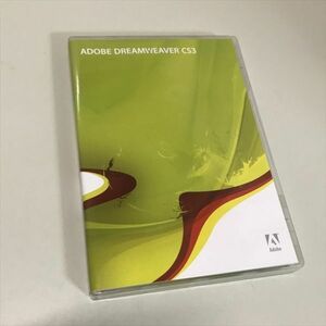 Z8197 ◆Adobe Dreamweaver Macintosh　Windows PCソフト　未チェック品