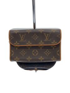 LOUIS VUITTON◆ポシェット・フロランティーヌ_モノグラム・キャンバス_BRW/PVC/BRW