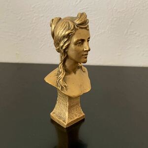【 ENIGMA 】黄銅製 フランス製 女性モチーフ シール BOX付き 彫刻 Les parfums d