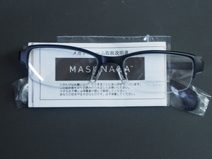 未使用 増永眼鏡(株) Kazuo Kawasaki 眼鏡 メガネフレーム 種別: ハーフリム サイズ: 51□18-135 材質: セル 型式: MP-922 管理No.10982