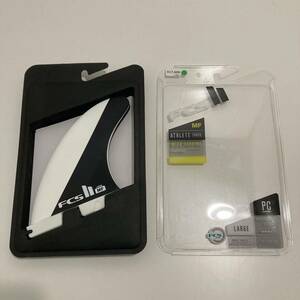 新品 サーフィン フィン FCS2 ミック ファニング MF PC Tri Fin set L BLACK WHITE ブラック ホワイト FCS II エフシーエス2 Mick Fanning