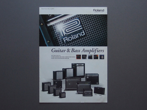 【カタログのみ】Roland 2004.04 Guitar & Bass Amplifiers 検 ギターアンプ ベースアンプ JC Jazz Chorus CUBE VGA V-Guitar AC DB