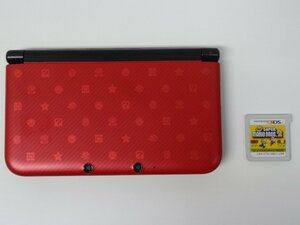 ユ■/Zこ7787　NINTENDO 3DSLL ニンテンドー 3DS LL 本体 訳あり//初期化済//Newスーパーマリオブラザーズ2 デザイン//ソフト付//保証無