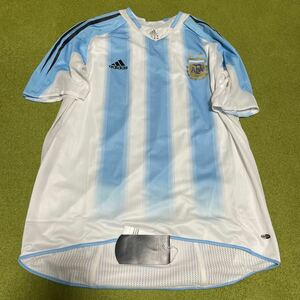 2004 アルゼンチン代表ユニフォーム ホーム半袖 オーセンティック 未使用タグ付 アディダス adidas アディダスジャパン正規品