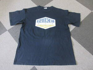 90s NIKE AIR Tシャツ L 黒 USA製 ナイキ ヴィンテージ オールド ブラック スウッシュ