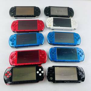 64【通電確認済/PSP/10台セット】SONY PlayStationPotable 10台セット PSP-3000 本体 まとめ 大量 プレイステーションポータブル