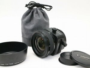 ●○【良品】Canon TS-E 45mm F2.8 カメラレンズ 標準 アオリ EFマウント キャノン ポーチ付○●019585030m○●