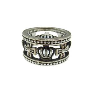 Justin Davis ジャスティンデイビス SRJ175 MEDIEVAL WEDDING BAND メディーバル ウェディング バンド リング シルバー系【中古】