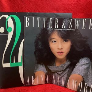 ○中森明菜 AKINA NAKAMORI BITTER & SWEET 1985 SUMMER CONCERT パンフレット ビター&スイート