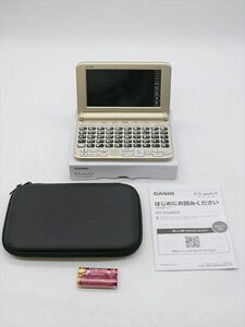 美品 CASIO カシオ 電子辞書 EX-WORD エクスワード XD-SG6850 ケース付 動作