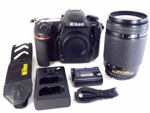 送料無料! Nikon D500 ニコン ボディ シャッター1,339回 +AF Nikkor 70-300mm f/4-5.6D レンズ セット 完動 美品 デジタル 一眼レフ カメラ